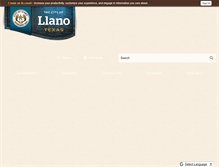 Tablet Screenshot of cityofllano.com